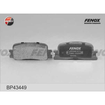 Колодки задние Toyota Camry, Highlander, 2.4-3.0, 96- <b>FENOX BP43449</b>-1