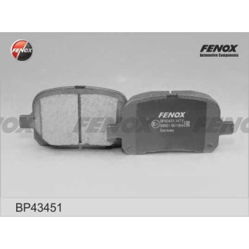 Колодки передние Toyota Camry, Solara 2.2i-3.0i, 96-04, AKEBONO <b>FENOX BP43451</b>-1