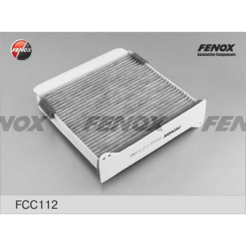 Фильтр салонный угольный Mitsubishi Lancer 03- 1.3-2.0, Pajero 08- 3.0, 3.5 <b>FENOX FCC112</b>-1
