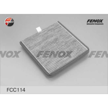 Фильтр салонный угольный Chevrolet Aveo 05- 1.2-1.5, Kalos 05- 1.2, 1.4 <b>FENOX FCC114</b>-1