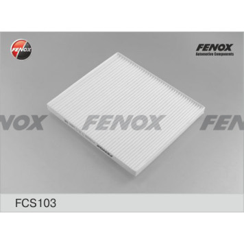 Фильтр салонный Hyundai Solaris 10-, Tucson 04-10, Kia Rio 05-, Sportage 04-, Cerato 09- <b>FENOX FCS103</b>-1
