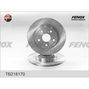 Диск тормозной задний Toyota Avensis, 1.6-2.2D, 08- <b>FENOX TB218170</b>-1