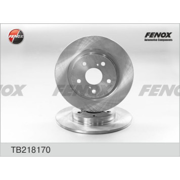 Диск тормозной задний Toyota Avensis, 1.6-2.2D, 08- <b>FENOX TB218170</b>