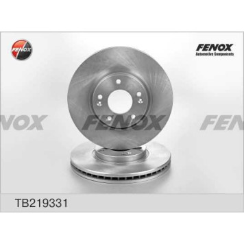 Диск тормозной Hyundai I40, ix35, Sonata, Tucson, KIA Sportage 2.0-3.3, 04- <b>FENOX TB219331</b>-1
