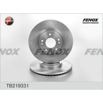 Диск тормозной Hyundai I40, ix35, Sonata, Tucson, KIA Sportage 2.0-3.3, 04- <b>FENOX TB219331</b>