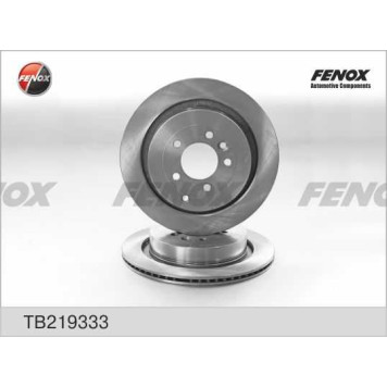 Диск тормозной задний Land Rover Discovery III, 4.4, 04- <b>FENOX TB219333</b>-1