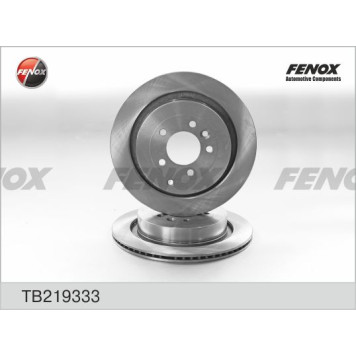 Диск тормозной задний Land Rover Discovery III, 4.4, 04- <b>FENOX TB219333</b>