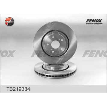 Диск тормозной передний Lexus RX, Toyota RAV 4, 2.0-3.5, 08- <b>FENOX TB219334</b>-1
