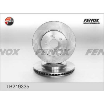 Диск тормозной передний Lexus RX 3.0-4.0, Toyota Harrier 2.4-3.5i, 03- <b>FENOX TB219335</b>-1