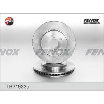 Диск тормозной передний Lexus RX 3.0-4.0, Toyota Harrier 2.4-3.5i, 03- <b>FENOX TB219335</b>