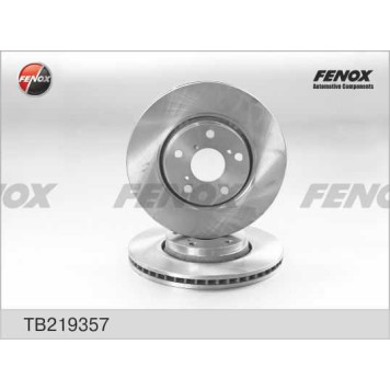 Диск тормозной передний Toyota Auris, Avensis, Corolla 1.6-2.2D, 07- <b>FENOX TB219357</b>-1