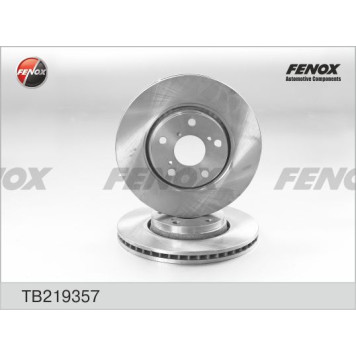 Диск тормозной передний Toyota Auris, Avensis, Corolla 1.6-2.2D, 07- <b>FENOX TB219357</b>