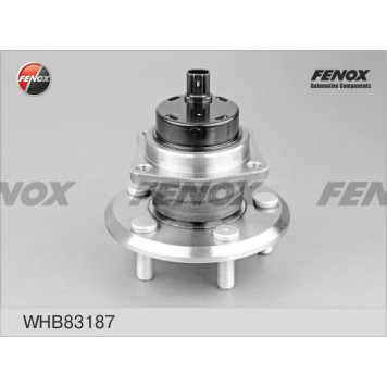 Ступица в сборе с подшипником задняя Toyota Avensis 03-08, Prius 03-09 <b>FENOX WHB83187</b>