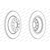 Диск тормозной <b>FERODO DDF1307C</b>