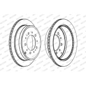 Диск тормозной задний TOYOTA LAND CRUISER 200 <b>FERODO DDF1799C-1</b>