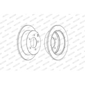 Диск тормозной <b>FERODO DDF1986C</b>