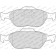 Колодки передние FORD FIESTA IV-V, FUSION, MAZDA 2 (DY) <b>FERODO FDB1394W</b>