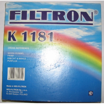 Фильтр салонный FILTRON K1181-1