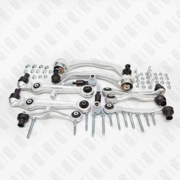 Комплект рычагов пер.подвески [8 рычагов+наконечники+крепеж] AUDI A4/A6/Allroad 97-> <b>FIXAR FQ0770</b>