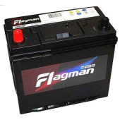 Аккумулятор узкоклеммный пп (R +-) 59Ач FLAGMAN 70B24R