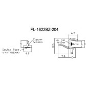 Молдинг лобового стекла FORD FUSION 02-12 <b>FLEXLINE FL-1622BZ</b>