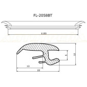 Молдинг лобового стекла SUBARU FORESTER 97-02 <b>FLEXLINE FL-2058BT</b>