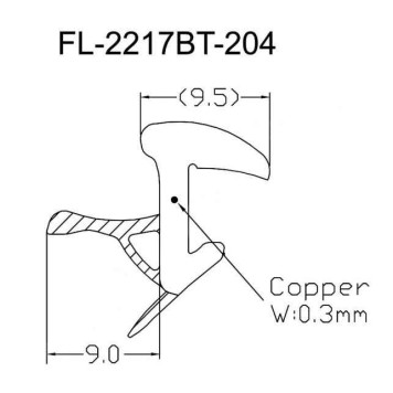 Молдинг лобового стекла TOYOTA RAV4 00-05 <b>FLEXLINE FL-2217BT</b>