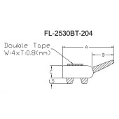 Молдинг лобового стекла AUDI A6 / S6 04-11 <b>FLEXLINE FL-2530BT</b>