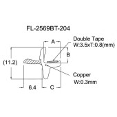Молдинг лобового стекла LEXUS GS300 / 350 / 430 / 460 05-12 <b>FLEXLINE FL-2569BT</b>