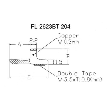 Молдинг лобового стекла LEXUS IS250 / 350 05-13 <b>FLEXLINE FL-2623BT</b>