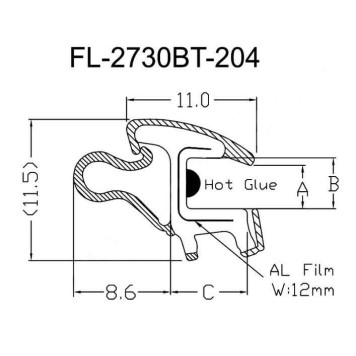 Молдинг лобового стекла BMW X5 E70 06-13 <b>FLEXLINE FL-2730BT</b>