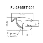 Молдинг лобового стекла MERCEDES BENZ C-CLASS W204 4 / 5D 07-14 <b>FLEXLINE FL-2845BT</b>