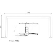 Молдинг лобового стекла TOYOTA PRIUS 09- <b>FLEXLINE FL-3138BZ</b>