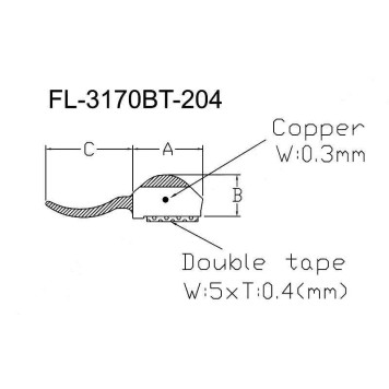 Молдинг лобового стекла KIA SORENTO II 09- <b>FLEXLINE FL-3170BT</b>