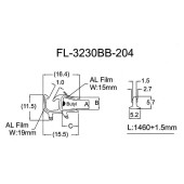 Молдинг лобового стекла нижний (кассета) BMW X1 E84 09-15 <b>FLEXLINE FL-3230BB</b>