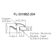 Молдинг лобового стекла KIA SPORTAGE III 10-15 <b>FLEXLINE FL-3318BZ</b>