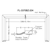 Молдинг лобового стекла HYUNDAI ELANTRA / AVANTE 10-16 <b>FLEXLINE FL-3370BZ</b>