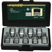 Набор насадок торкс FORCE F4102 T20-T60 (9 предм).