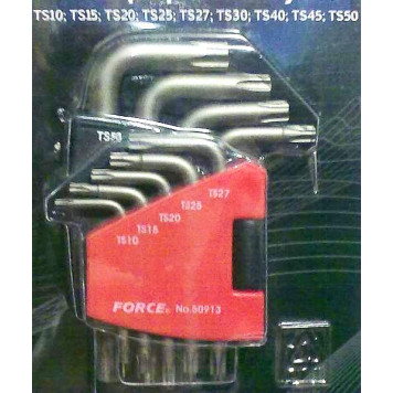 Набор пятигранников с отверстием FORCE F50913 (9 предм.)-1