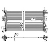 Радиатор FOCUS 2011- <b>FORD 1727475</b>