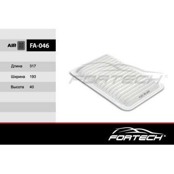 Фильтр воздушный TOYOTA: Camry V30 (01-06) <b>FORTECH FA046</b>