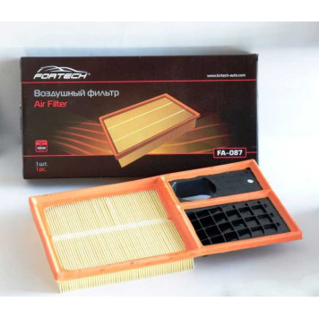 Фильтр воздушный SKODA Fabia 1.4-1.6 07> Octavia 1.4(1Z3) 04> Roomster 1.4-1.6 06>, VW Caddy 1.4 06-10 Golf V-VI 1.4 06> Jetta 1.6 11> Polo 1.4-1.6 09> Polo Sedan 1.6 10> <b>FORTECH FA087</b>-1