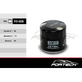 Фильтр масляный KIA: Carens (00-06), Clarus (96-01), Picanto (04~), RIO I (00-05), Shuma I, II, Spec <b>FORTECH FO008</b>
