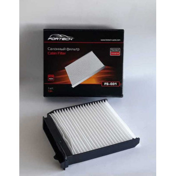 Фильтр салонный NISSAN Micra 1.0-1.6 03> Note 1.4-1.6 06>, RENAULT Clio 1.2-2.0 05> Duster 1.5D-1.6 10> Logan 1.2-1.6 04> Modus 1.2-1.6 04> Sandero 1.2-1.6 08> Twingo 1.2-1.6 07> <b>FORTECH FS031</b>