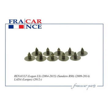 Пистон подкрылка RENAULT Logan (ph1,2)/ LADA Largus <b>FRANCECAR FCR210263</b>-1