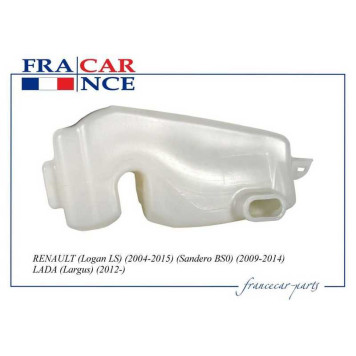 Бачок омывателя RENAULT Logan (ph1,2), LADA Largus <b>FRANCECAR FCR210420</b>-1