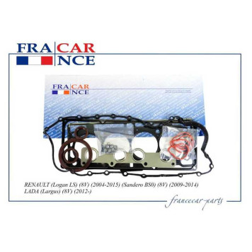 Прокладки двс RENAULT (Logan, Sandero) <b>FRANCECAR FCR210999</b>-1