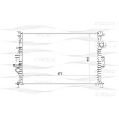 Радиатор FORD Focus/C-Max/Mondeo/Galaxy/S-Max 06->/подходит для VOLVO S60/S80/XC60/XC70 <b>FREEZ KK0215</b>