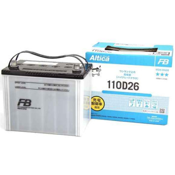 Аккумулятор ширококлеммный 80Ач 760А <b>FURUKAWA BATTERY (FB) Altica HIGH-GRADE 110D26L</b>