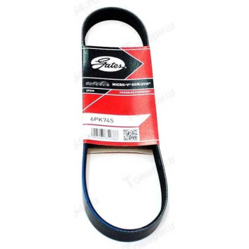 Ремень ВАЗ 2110-2170 без конд <b>GATES 6РК745</b>